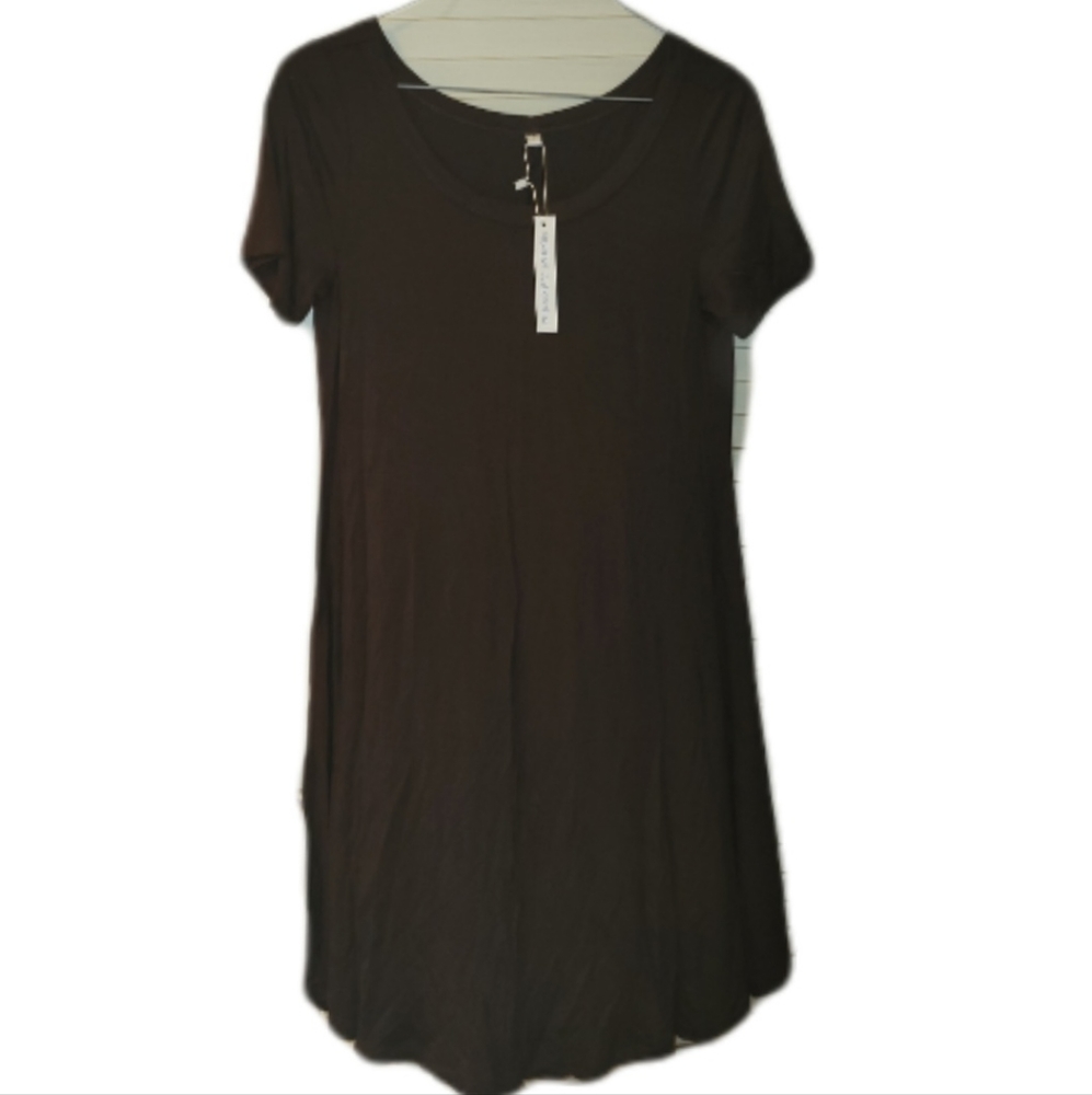 Womans tshirt flowy dress